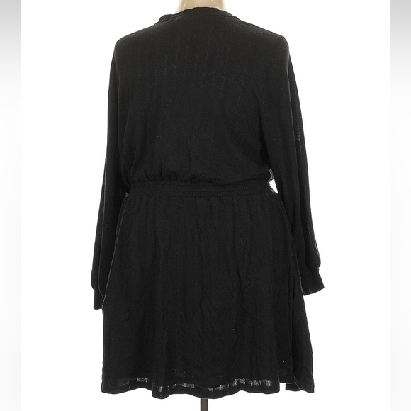 Anthropologie Dolan Left Coast Cressida Sweater Dress Black Knit Plus Size 2X - Picture 5 of 10